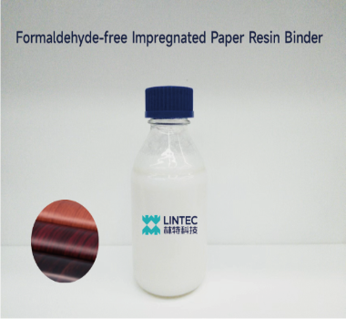 Formaldehyde-free binder for impregnated paper